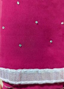 Dark Pink diamond Kurti with dupatta