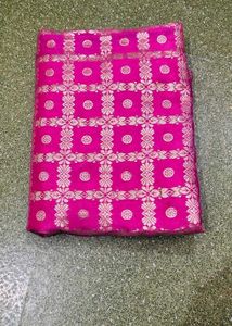 Pink Dola Silk Saree