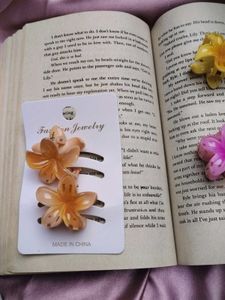 Flower Hair Clips - Set of 2