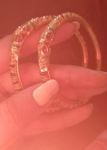 Gold Plated Multicoloured Bangles