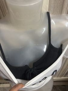 White Graphic Tee w cami