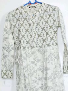 Libas Women Pure Cotton Kurta Palazzo Set