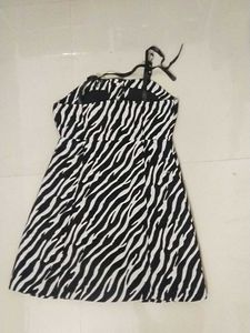 Zebra Print Party Wear