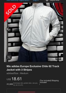 Adidas Track Jacket White