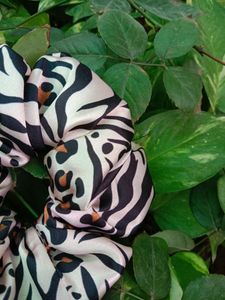 Satin Printed Scrunchies XL Size