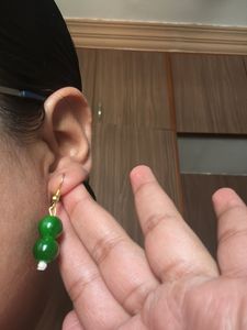 Handmade Beaded Drop Earrings