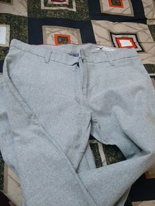 White Grey Formal Pant Size 32