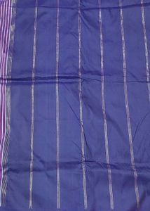Elegant Vintage Pure Zari Striped Saree