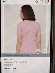 Madame Pink Graphic Print Tee