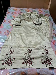 Silk Punjabi Embroidered Kurta Set