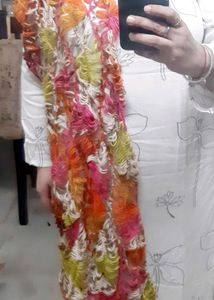 Colorful Knitted Scarf