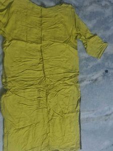 festive yellow kurta