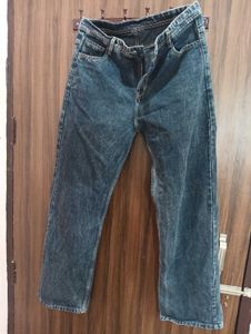 Charcoal Straight Jeans