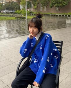 Blue Cherry Cardigan
