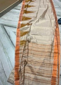 Beautiful Brand New Cotton Saree With Blouse❤️