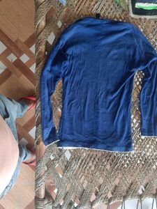 Quiksilver Long Sleeve Tee - Casual Blue