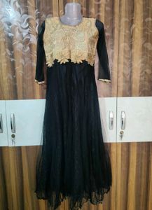 Elegant Black Ethnic Gown