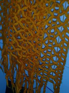 Brand New Hand Made Knotted London Scarf
