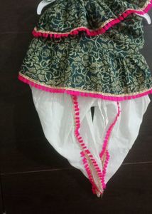 Cute little baby girl Dhoti kurti set..