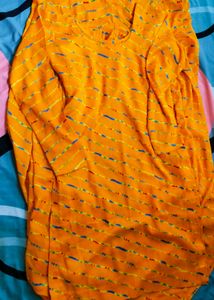 Elegant Mustard Kurta Set