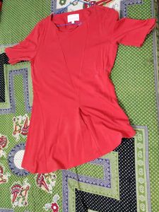 Orange Casual Top