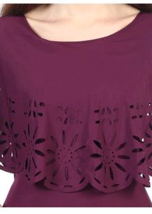 new Elegant Purple Maxi Dress