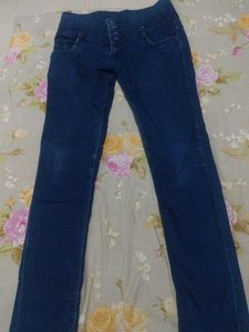 Dark Blue Denim Jeans
