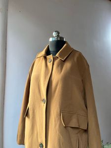 Caramel brown oversized coat