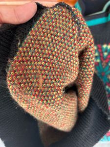 Authentic Christian Dior Patterned Turtleneck Swea