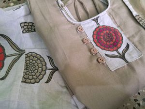 Premium Quality Kurthi Set With Dhupatta