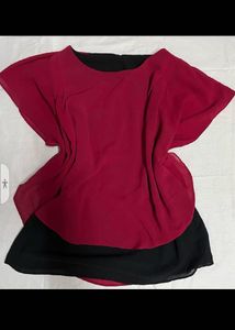 Elegant Burgundy Top🩷