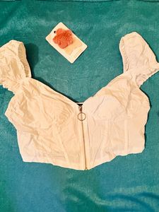 White Bustier Top!
