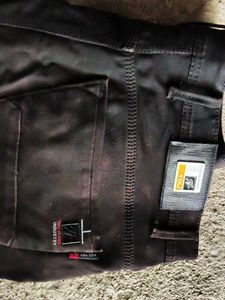 Burgundy Denim Jeans