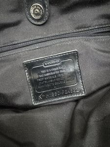 Coach Black Signature Purse