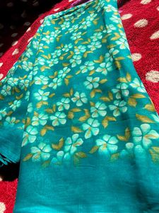Floral Print Saree