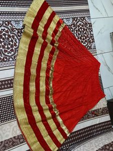 Red &amp; Cream Lehnga
