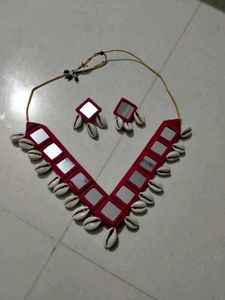 Navratri Special Mirror Necklace Set ( Fixed Rate)