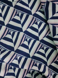 Boat Neck Geometric Print Dress