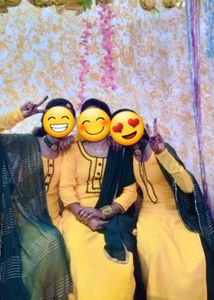 Yellow Set With Jwellery