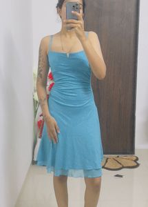 Blue Shimmery Dress