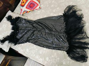 Sparkling Black Mini Dress