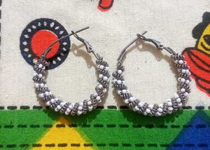 Silver Charm Oxidised Jhumka Combo (Set of 3)