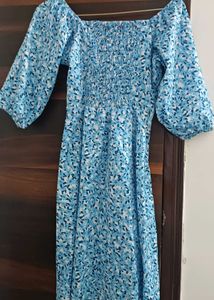 Blue A LINE dress