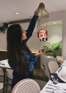 Jugutoz Electric Hanging Parachute Santa Claus Fun