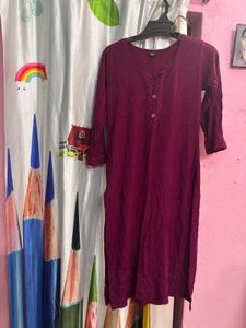 Maroon Tunic Kurta
