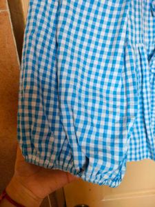 Blue BowTie Top For Women