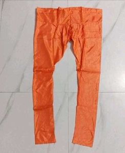 Elegant Orange Ethnic Gown
