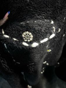 Chic Black Teddy Jacket