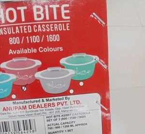 Paras Hot Bites Insulated Casserole