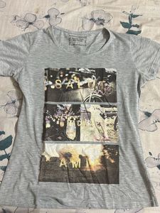 Gray Graphic Tee